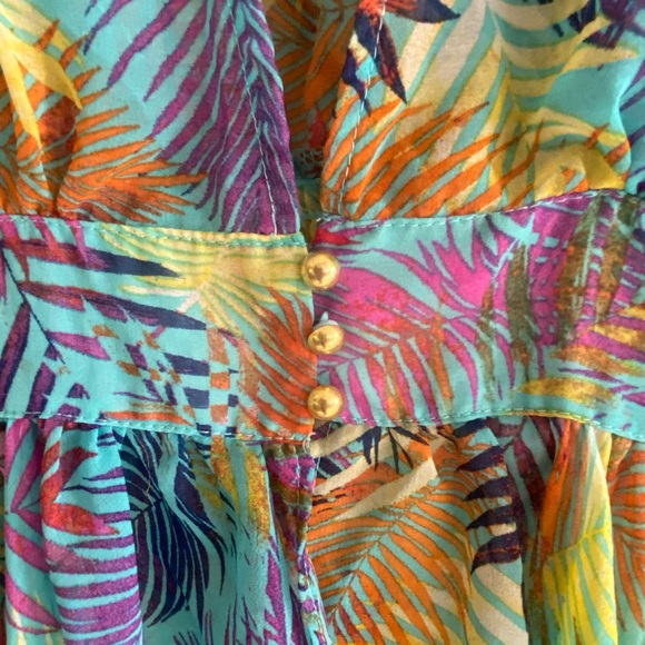 Liberty Love Vibrant Tropical Print Dress - Picture 2 of 5